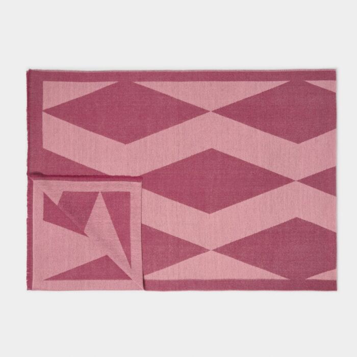 Katie Loxton Printed Blanket Scarf - Pink